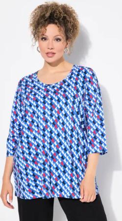 Ulla Popken Longshirt Shirt bedruckt A-Linie