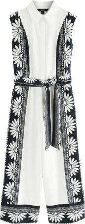 Next Jumpsuit Kurzärmeliger Jumpsuit zum Binden