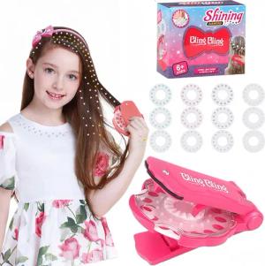 RWEUOQ Haarspange Hair Bedazzler Kit, Glitzersteine