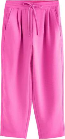 Next Bundfaltenhose Barrel-Leg-Hose aus Crêpe (1-tlg)
