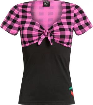 Pussy Deluxe T-Shirt Pink Checkered