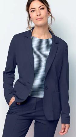 bianca Jerseyblazer BESSY in modernem Look