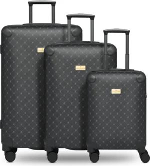 Lazarotti Trolleyset Palermo, 4 Rollen, (3-teilig,
