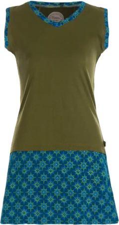 Vishes Sommerkleid Damen Sommerkleid Armlos Sternchen-Kleid