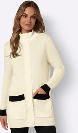 Sieh an! Strickjacke Longstrickjacke