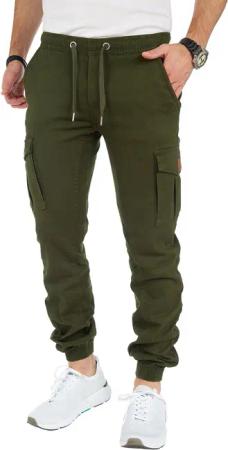 Styleko Cargohose Slim fit Cargohose Herren