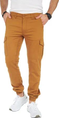 Styleko Chinohose Slim fit Cargohose Herren
