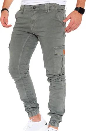Styleko Chinohose Slim fit Cargohose Herren