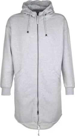 Gentle Rebels Sweatjacke Longsweater -graumeliert