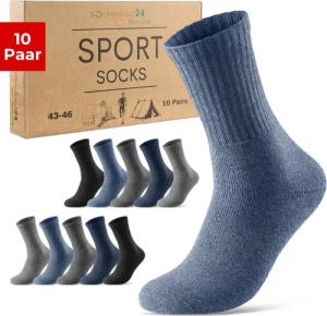 sockenkauf24 Tennissocken 10 Paar Damen &