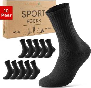 sockenkauf24 Tennissocken 10 Paar Damen &