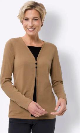 Sieh an! Strickpullover 2-in-1-Pullover