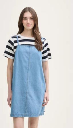 TOM TAILOR Denim Sommerkleid Mini-Jeanskleid mit