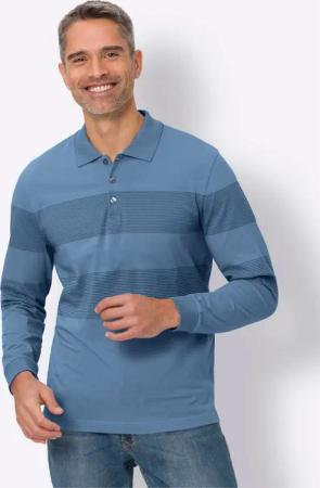 Sieh an! T-Shirt Langarm-Poloshirt