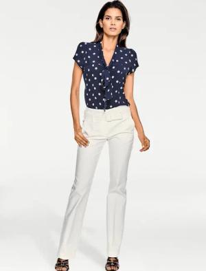heine Klassische Bluse Tupfenbluse