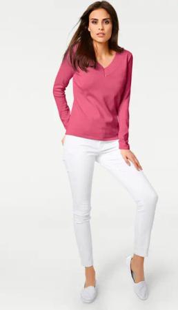 heine Strickpullover V-Pullover