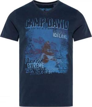 CAMP DAVID T-Shirt mit V-Neck und