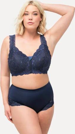Ulla Popken Miederhose Midislip transparente Spitze