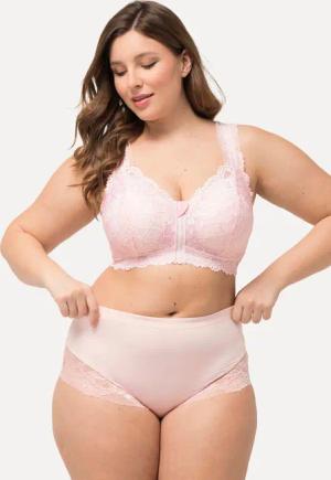 Ulla Popken Miederhose Midislip transparente Spitze
