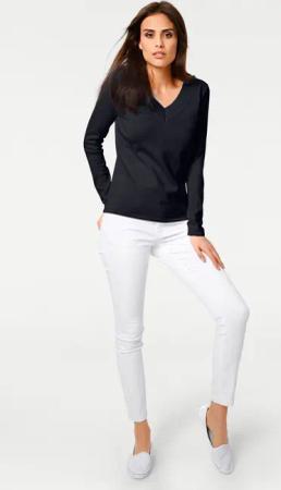 heine Strickpullover V-Pullover