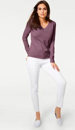 heine Strickpullover V-Pullover