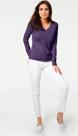 heine Strickpullover V-Pullover