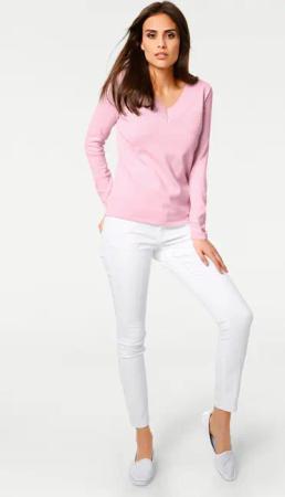heine Strickpullover V-Pullover