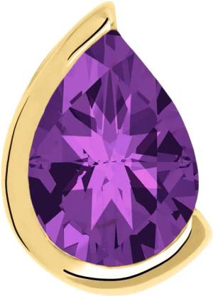 My Gold Kettenanhänger Damen Amethyst Anhänger