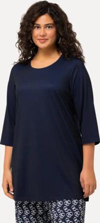 Ulla Popken Longshirt Longshirt Rundhalsausschnitt 3/4-Arm