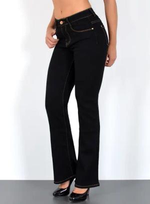 ESRA Bootcut-Jeans Bootcut Jeans Damen High