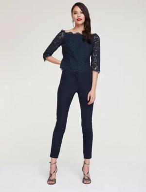 heine Klassische Bluse Spitzen-Bluse