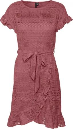 Vero Moda Minikleid VMHONEY (1-tlg) Volant