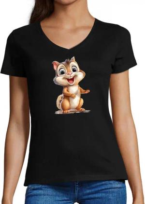 MyDesign24 T-Shirt Damen Wildtier Print Shirt