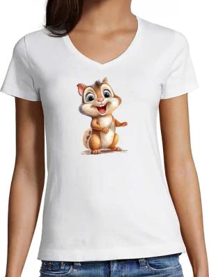 MyDesign24 T-Shirt Damen Wildtier Print Shirt