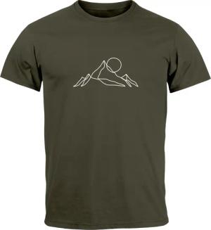 Neverless Print-Shirt Herren T-Shirt Berge Wandern
