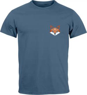 Neverless Print-Shirt Herren T-Shirt Fuchsmotiv Brustlogo