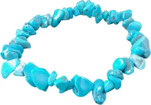Steinfixx® Armband Türkis Splitterarmband - Edelstein