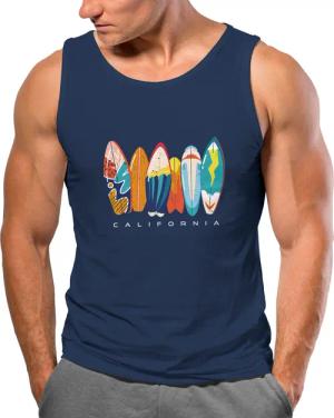 Neverless Tanktop Herren Tank-Top California Surfboards
