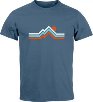 Neverless Print-Shirt Herren T-Shirt Berge Wandern