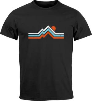 Neverless Print-Shirt Herren T-Shirt Berge Wandern