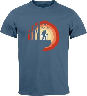 Neverless Print-Shirt Herren T-Shirt Wander-Motiv Trekking