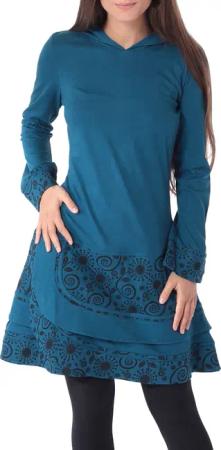 PUREWONDER Sweatkleid Langärmliges Kleid mit Zipfelkapuze