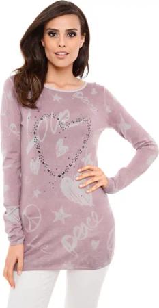 heine Strickpullover Druck-Pullover