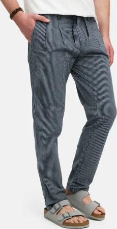 Indicode Stoffhose INWebb aus Seersucker-Gewebe für