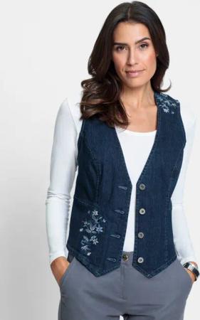 Witt Jerseyweste Jeansweste