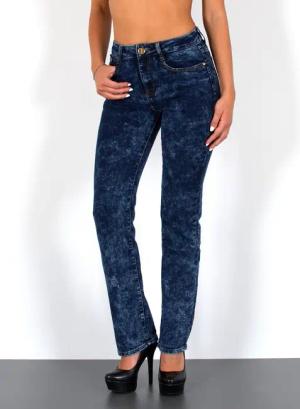ESRA Straight-Jeans Damen Jeans Straight Leg