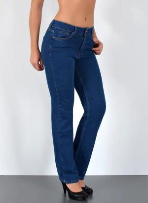 ESRA Straight-Jeans Damen Jeans Straight Leg