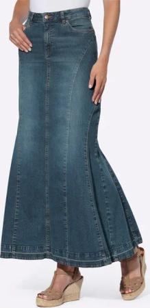 heine A-Linien-Rock Jeansrock