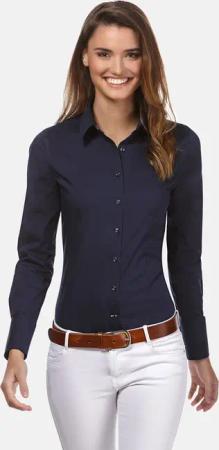Vincenzo Boretti Klassische Bluse tailliert stretch