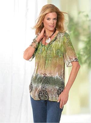 Sieh an! Klassische Bluse Tunika
